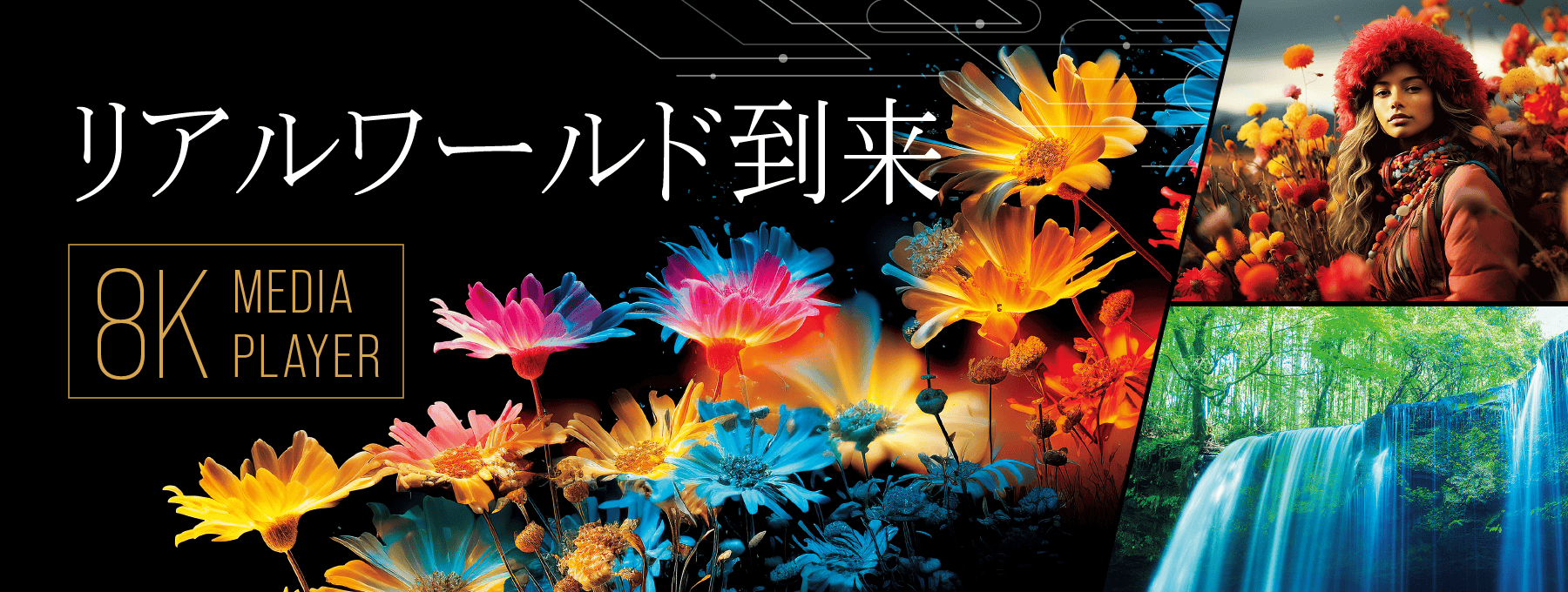 リアルワールド到来 8K MEDIA PLAYER